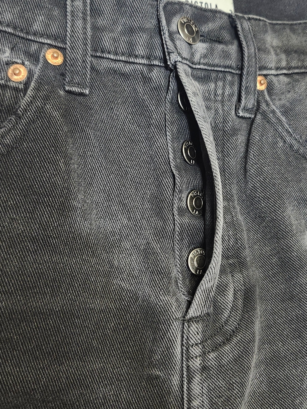 Pistola Distressed Black Jeans - Picture 6 of 7